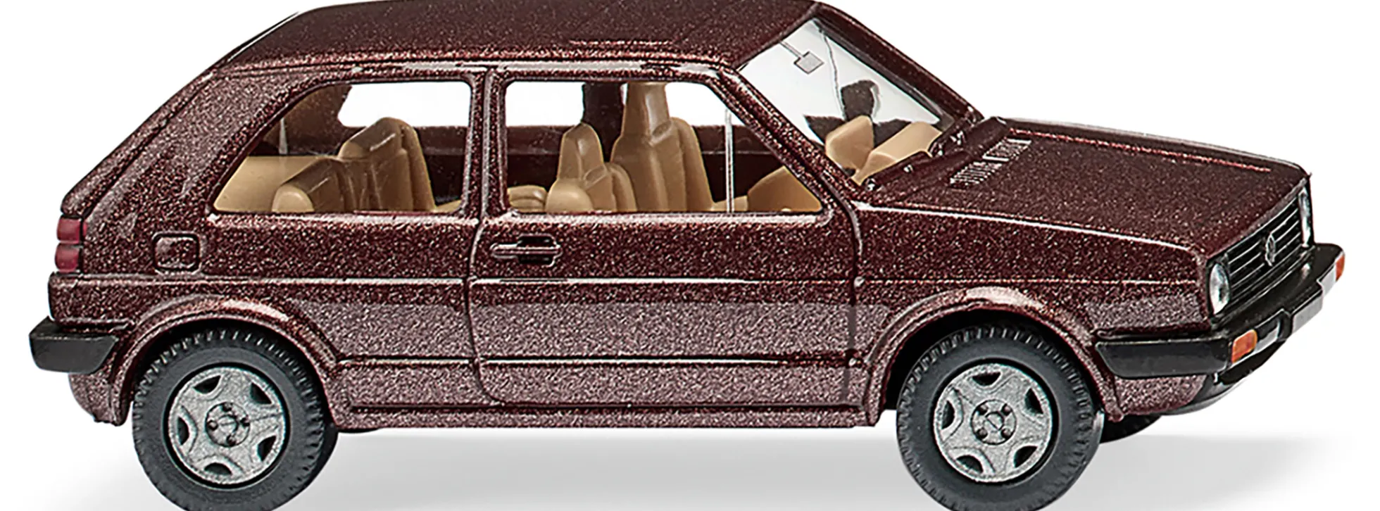 WIKING 004504 VW Golf II - umbrabraun-metallic | Modellauto 1:87