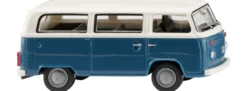 WIKING 031806 VW T2b Bus - blaugrau/weiß | Modellauto 1:87