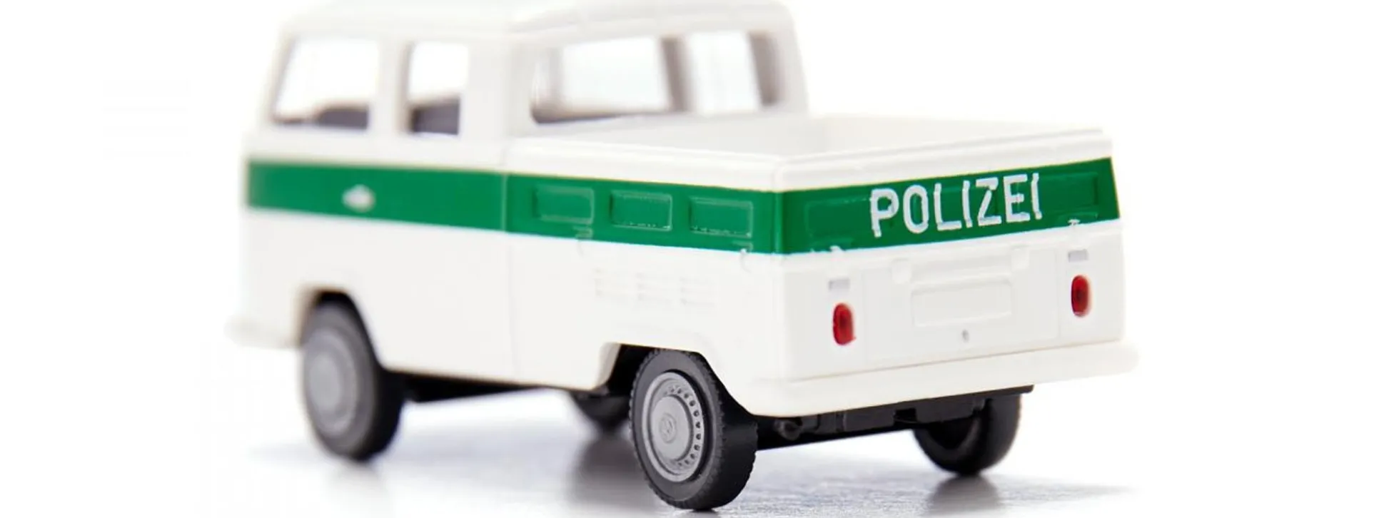 WIKING 031405 VW T2 Doppelkabine - Polizei | Blaulichtmodell 1:87
