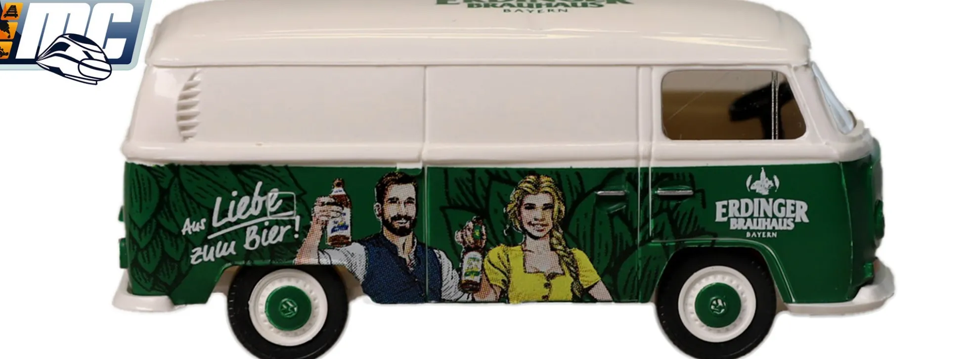 WIKING 030006 VW T2 Kastenwagen Erdinger Brauhaus | MC-Vedes | Modellauto 1:87