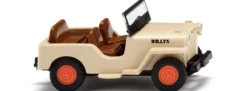 WIKING 001001 Willys Jeep CJ-3A elfenbeinbeige | Modellauto 1:87