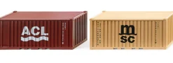 WIKING 001826 Zubehörpackung 20ft. Container | Modell Spur 1:87