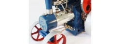 Wilesco 00415 Dampftraktor D415 | Modell rot/blau | Bausatz