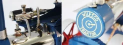 Wilesco 00415 Dampftraktor D415 | Modell rot/blau | Bausatz