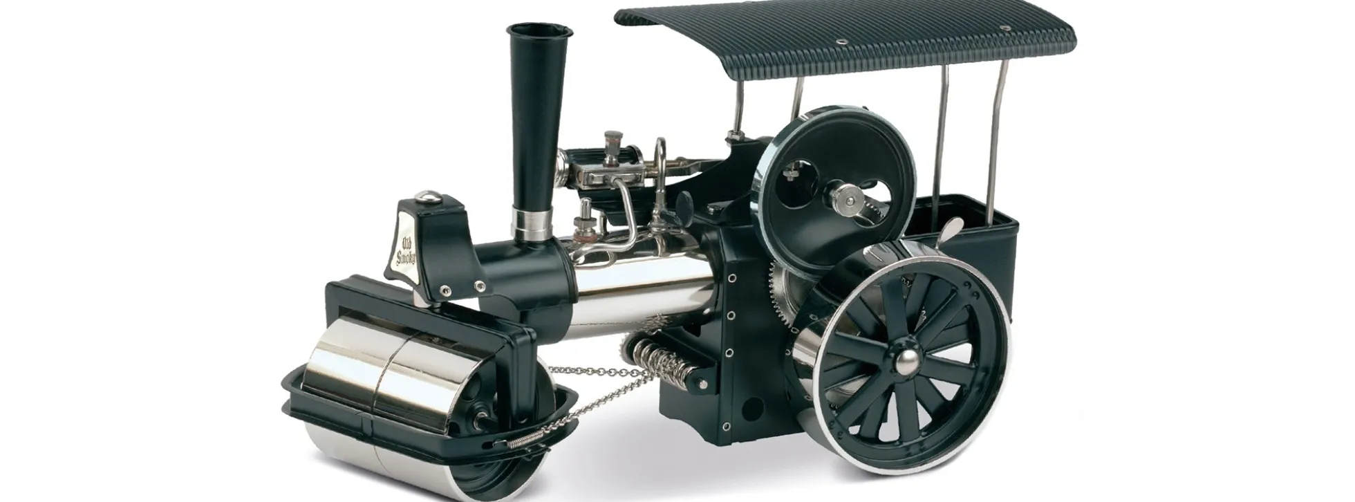 Wilesco 00368 Dampfwalze Old Smoky D368 | Modell schwarz/nickel
