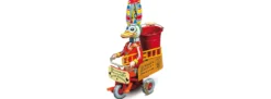 Wilesco 10280 Feuerwehr-Ente mit Uhrwerk | Blechspielzeug