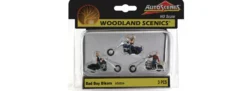 WOODLAND-SCENICS WAS5554 Biker Treff | Motorradmodell 1:87