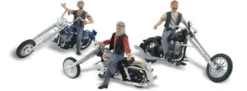 WOODLAND-SCENICS WAS5554 Biker Treff | Motorradmodell 1:87