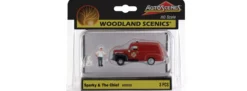 WOODLAND-SCENICS WAS5559 Brandmeister und Sparky im Dienst | Blaulichtmodell 1:87