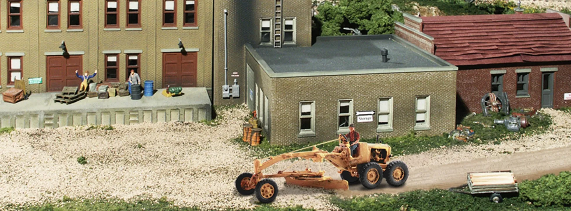 WOODLAND-SCENICS WAS5560 Gradys Planierer | Baumaschinenmodell 1:87
