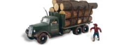 WOODLAND-SCENICS WAS5553 Tim Burr fährt das Rundholz ab | LKW-Modell 1:87